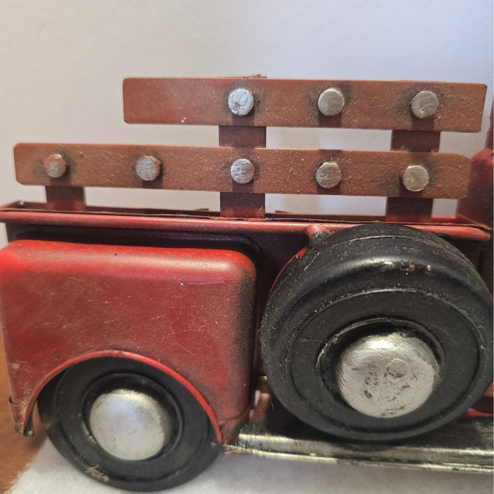 metal red 1/2 pickup truck wall hanger decorative decor - Picture 3 of 6